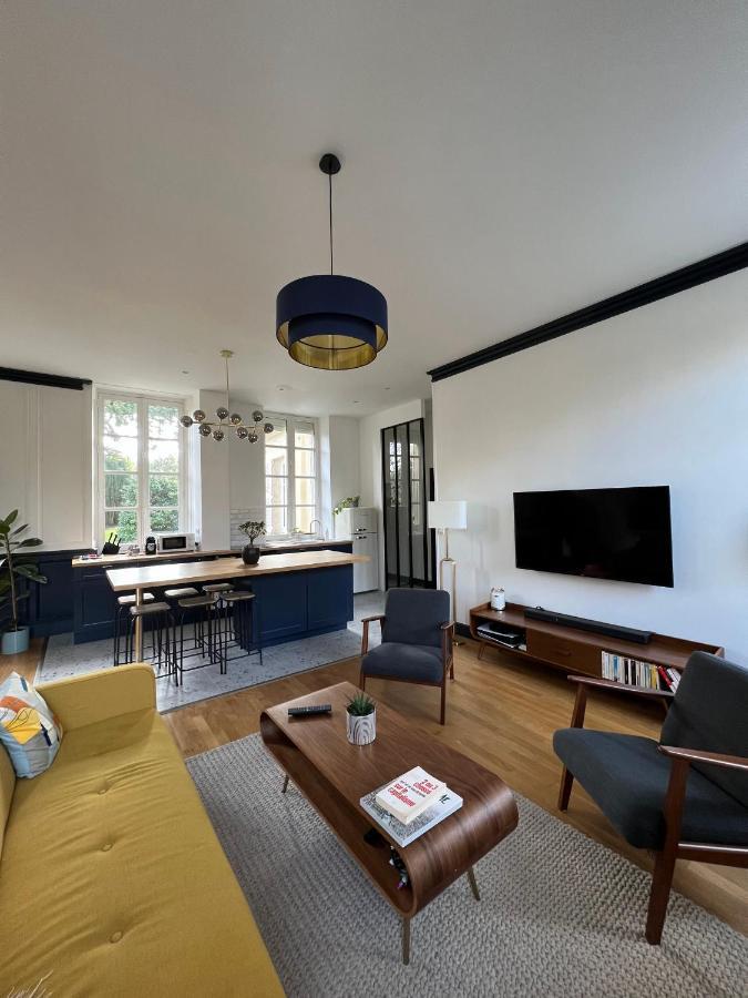 Bright Apt 70M2 In Bayeux Historic Center W Pkg Esterno foto