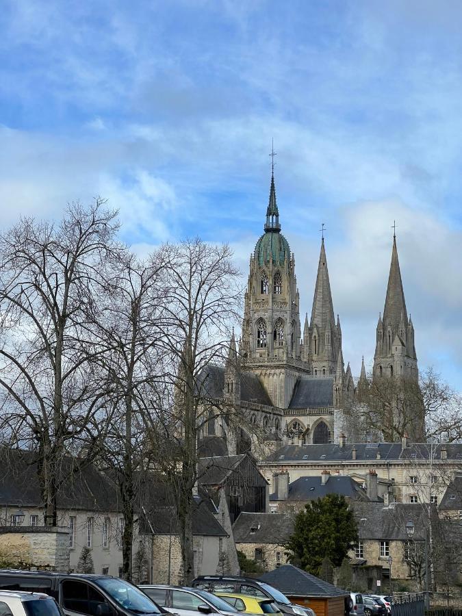 Bright Apt 70M2 In Bayeux Historic Center W Pkg Esterno foto